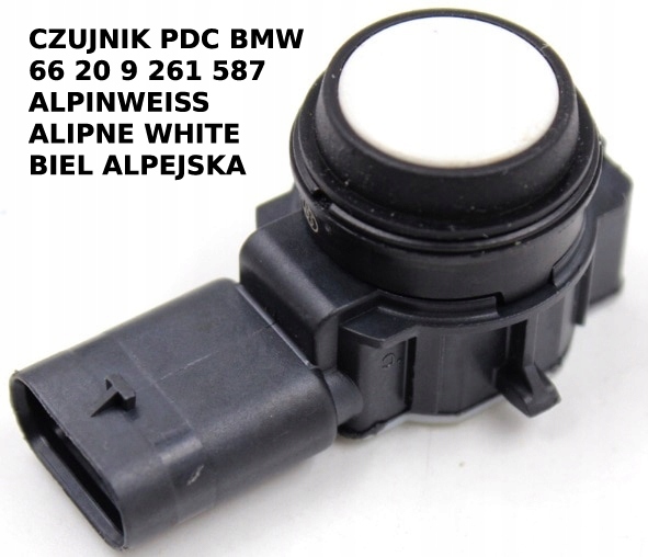 66209261587 - Genuine BMW Parking Sensor - Alpine White