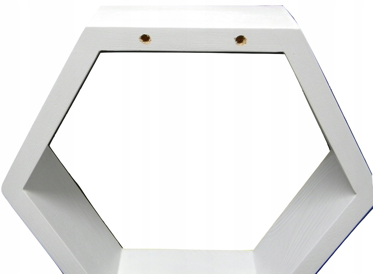 SOSNOWA PÓŁKA PLASTER MIODU HEXAGON ZESTAW 3 SZT Głębokość mebla 10 cm