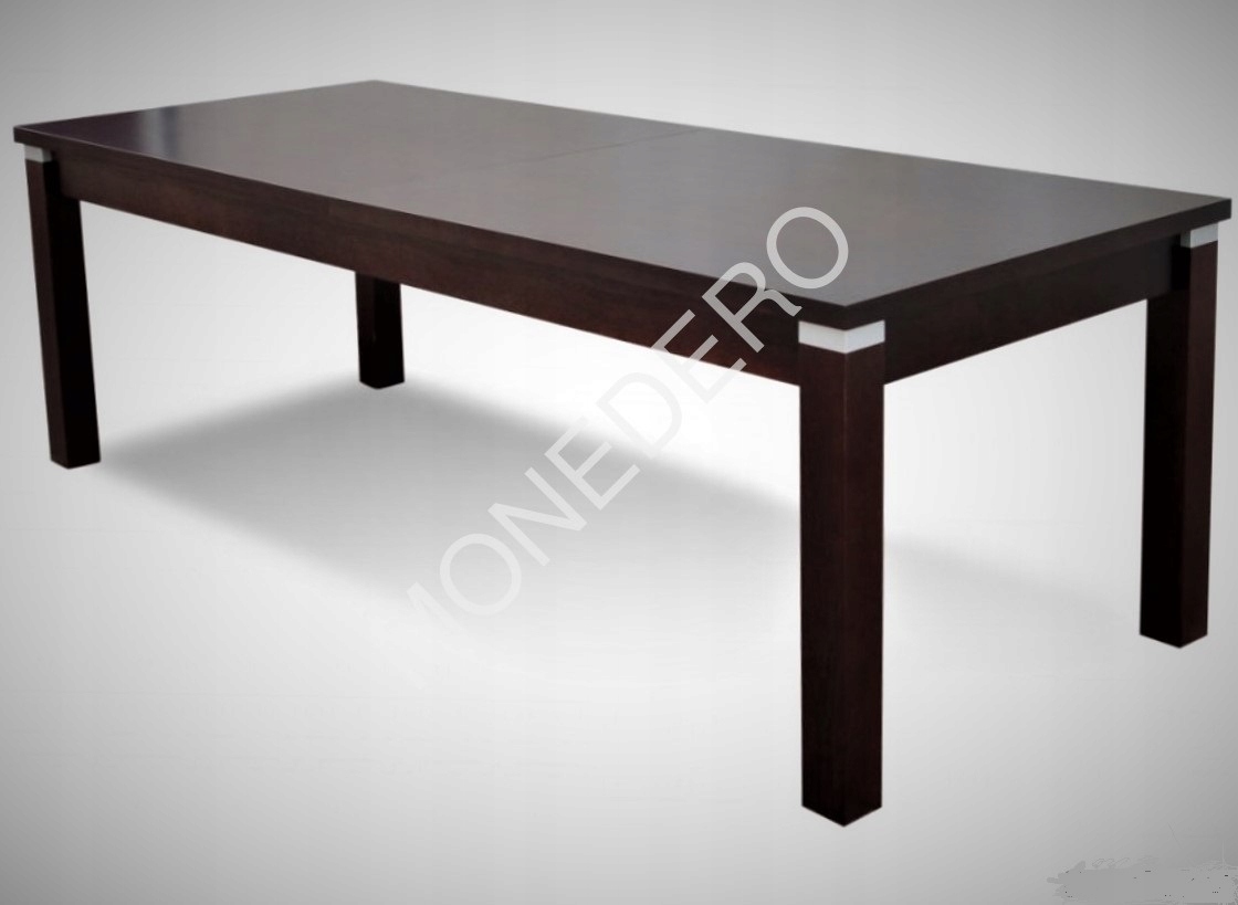 DUŻY ZESTAW stół 100x250/350 X 16 krzeseł DREWNO Kształt blatu prostokątny