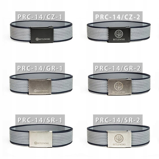 PARCIANY PASEK MĘSKI DO SPODNI PARCIAK BETLEWSKI L Długość bez klamry 125 cm