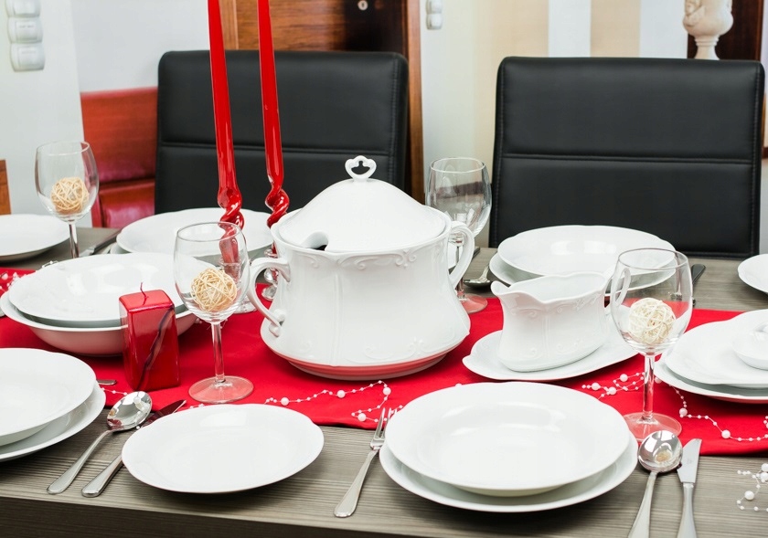 

Chodzież Kamelia Zestaw Obiadowy 45 el Porcelana