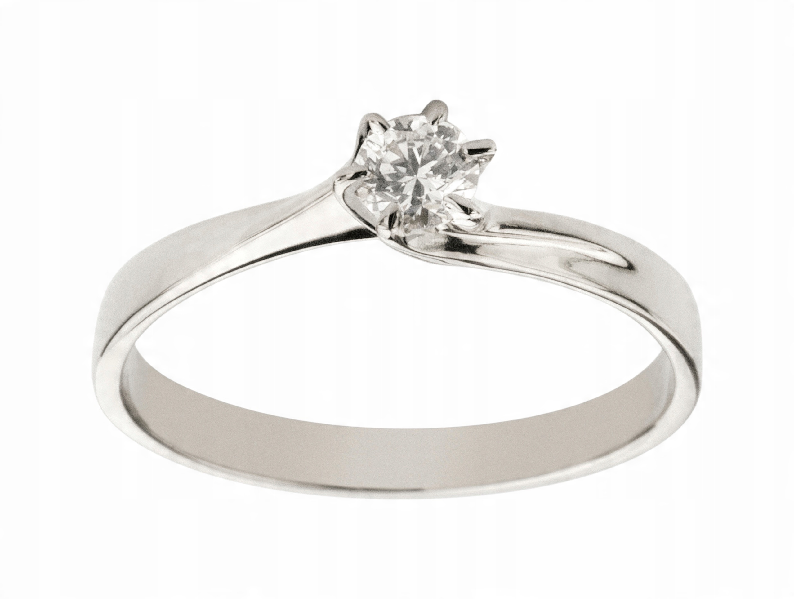 

Diamanti Złoty Pierścionek z Brylantem 0.18ct