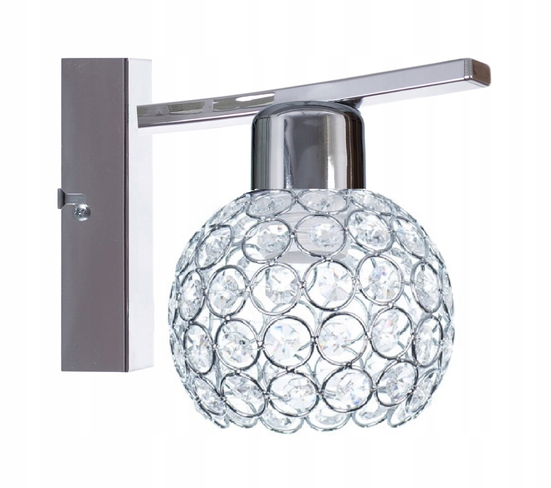 

Lampa Kinkiet Plafon Kryształy Diamenty Led Chrom