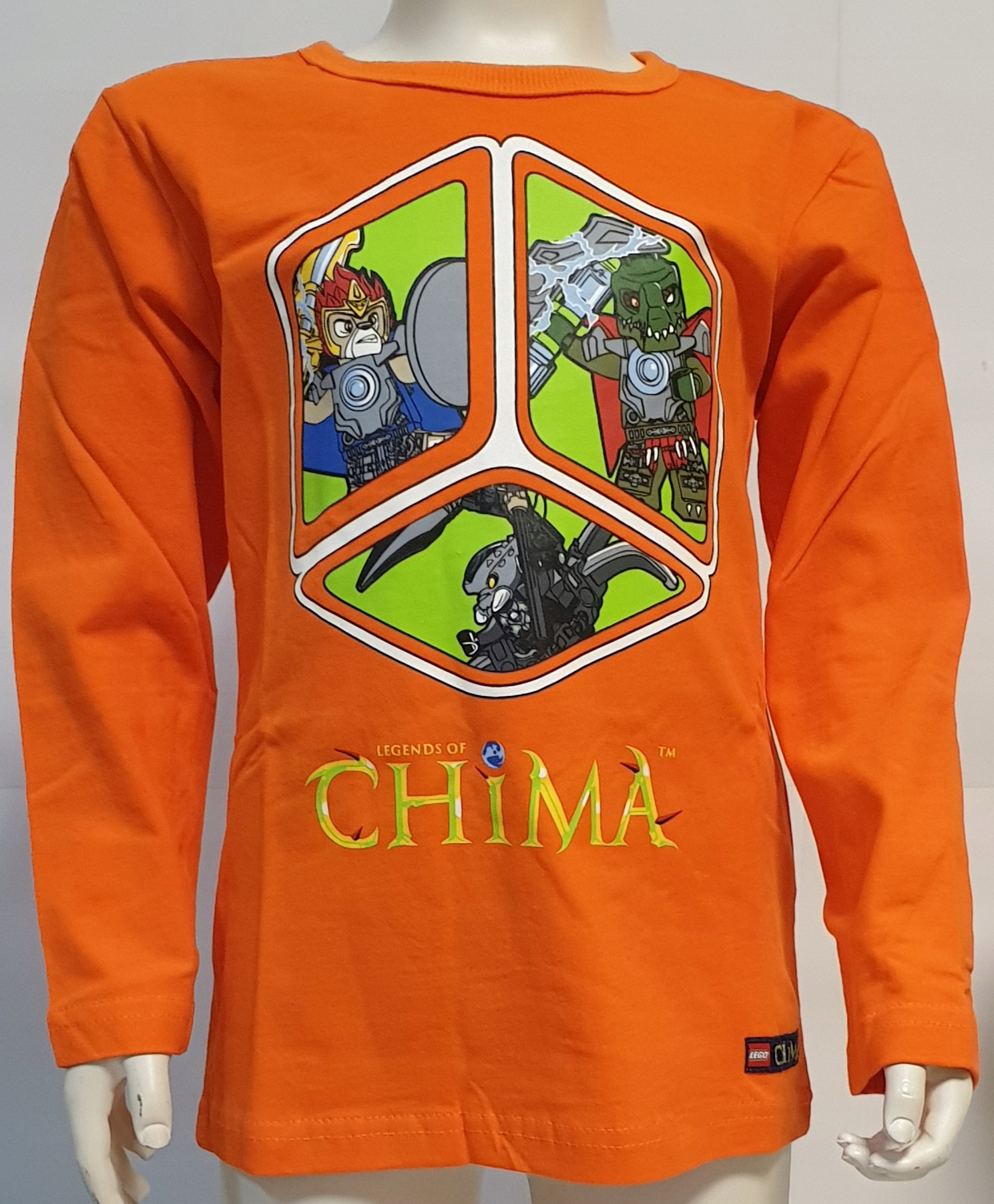 

Bluzka Lego Chima Tristan 801 pomarańczowa r.122