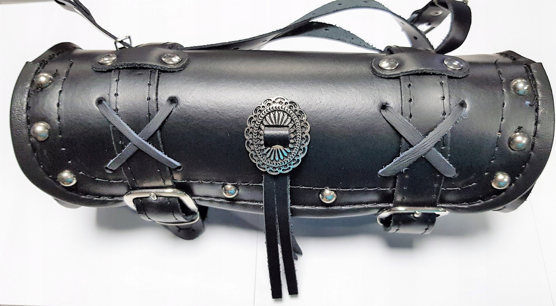

Wałek Piórnik Motocyklowy Skóra Chopper