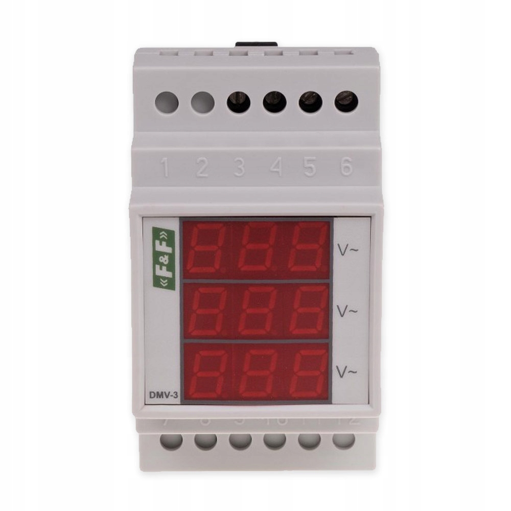 

F&f Wskaźnik Napięcia 3F Cyfrowy 100-300V DMV3