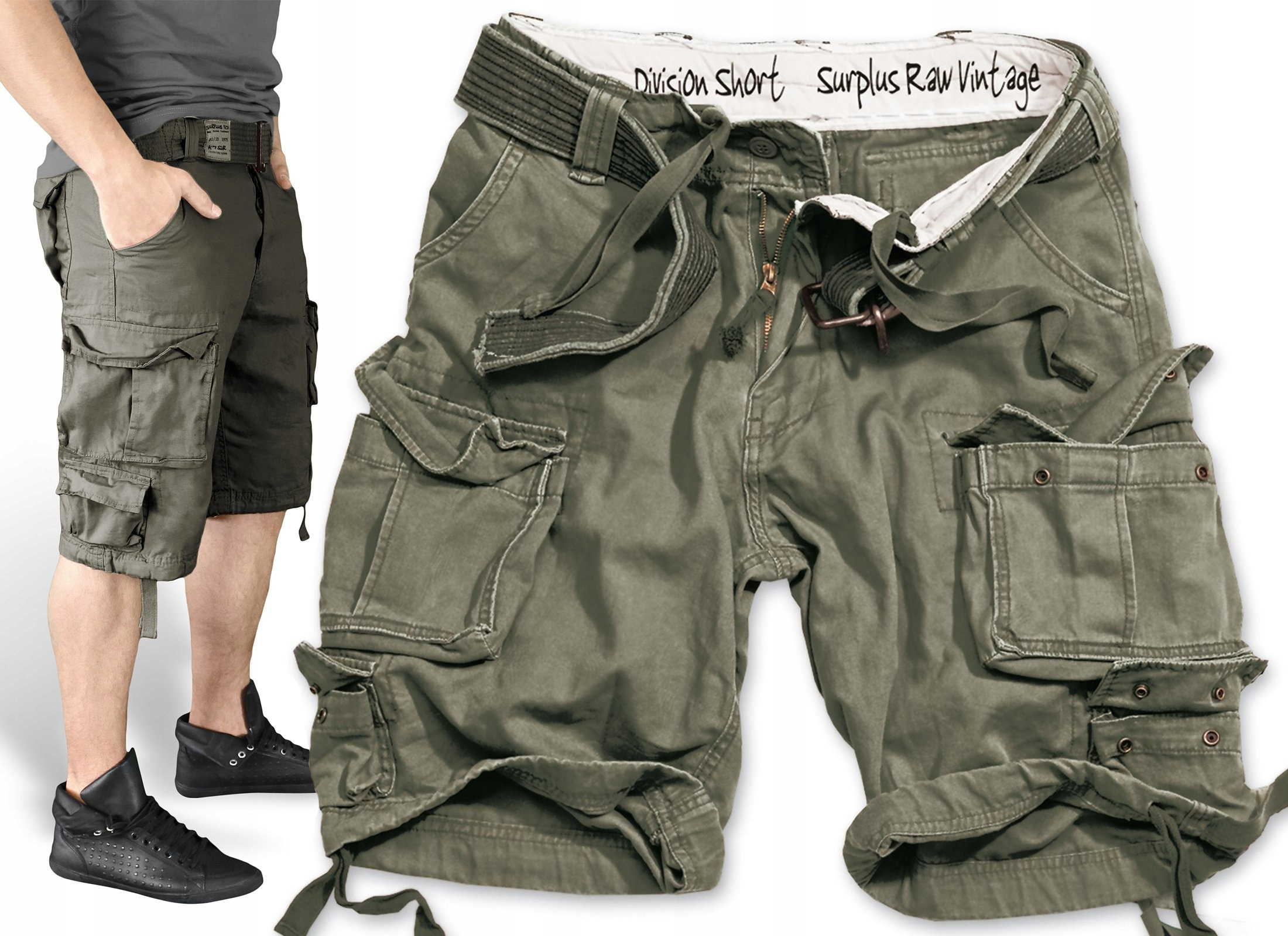 

Krótkie Spodenki Division M65 Surplus Pas Asg 3XL