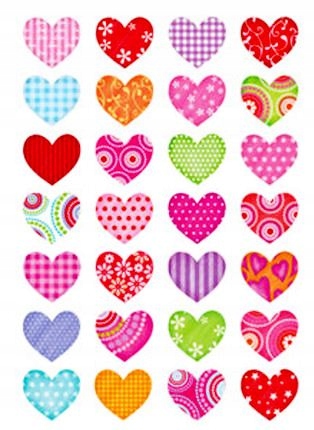 

Herma Naklejki Scrapbooking Serduszka Serca Love