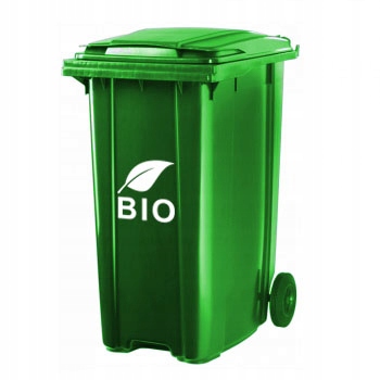 

Bio _ Naklejka Na Kosz, Śmietnik __ Frakcje _ 20cm