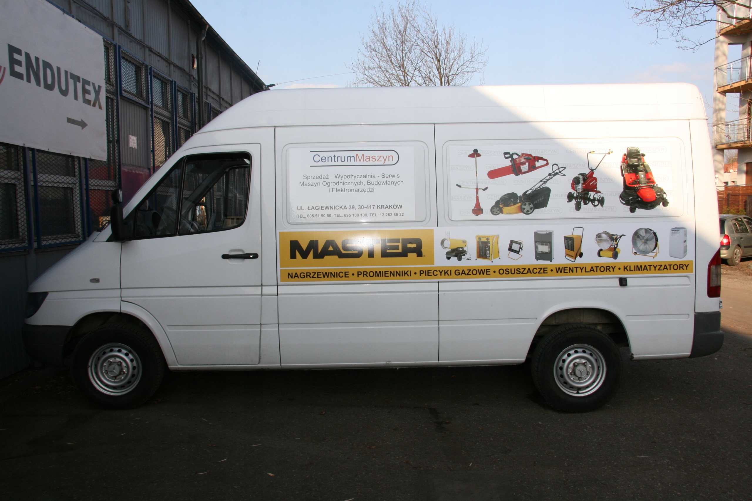 Magnes na busa dostawcze auto samochód50x100cm Producent Inna