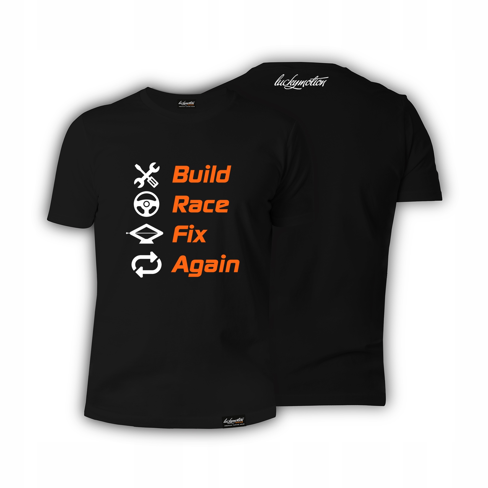 

T-shirt koszulka Built Race Fix - Hit prezent M