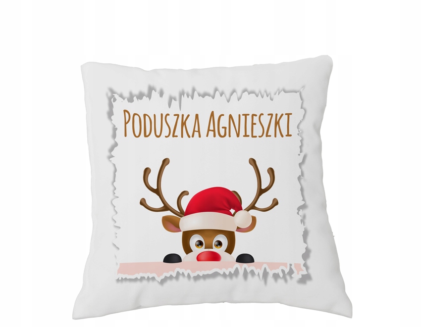 

Poduszka Święta Mikołajki Z Imieniem