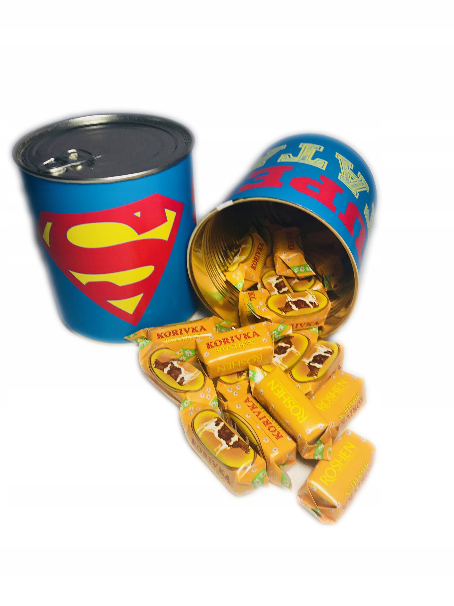 

Puszka Konserwa Dla Taty Dzień Ojca Krówki