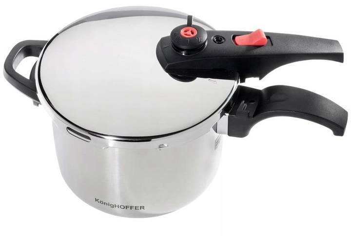 

Szybkowar Garnek KonigHOFFER Milano 6l stalowy 2w1