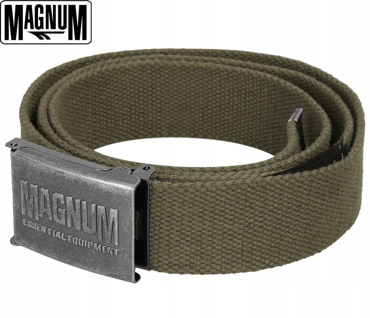 MAGNUM PAS PASEK PARCIANY MĘSKI do 130CM Olive Marka Magnum