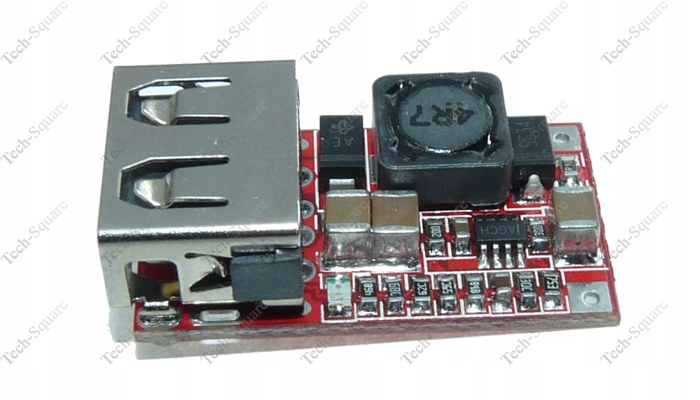 Moduł Konwerter 6-21V - USB 5V 3A samochodowy 12V Model 6-24V USB