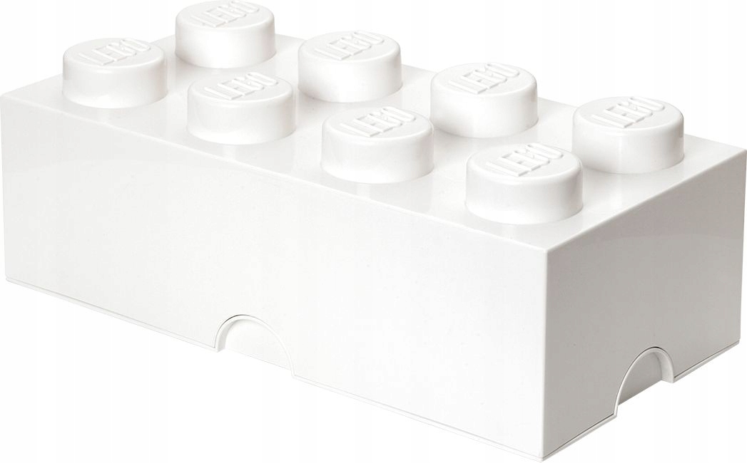 

Lego Pojemnik Klocek 8 Pudełko Biały Duży