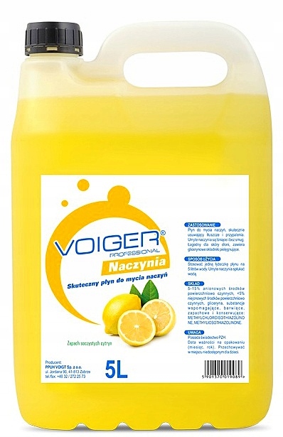

Voigt Voiger Naczynia płyn do naczyń - Cytryna 5L