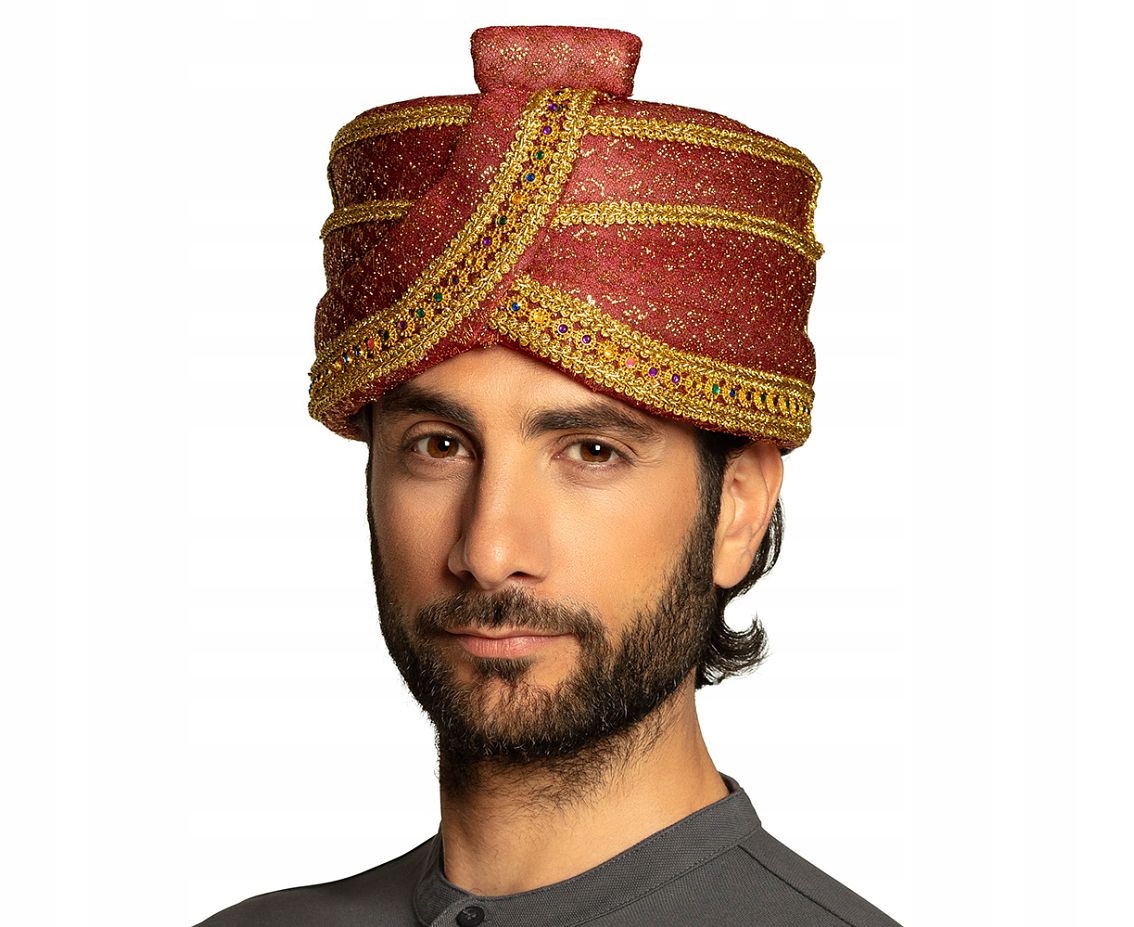 

Czapka sułtan turban król arabski bollywood czapka