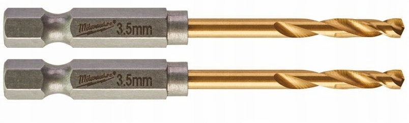 

Milwaukee Wiertło Do Metalu Hss-g TiN 3,5mm 2szt