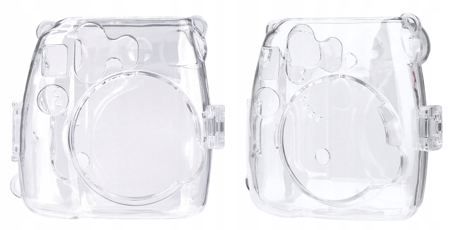 

Futerał case Instax Mini 8 9 Transparentny +pasek