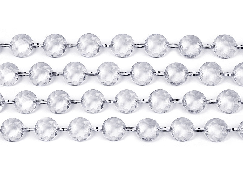 

Girlanda Kryształowa Łańcuch 100cm Bezbarwna