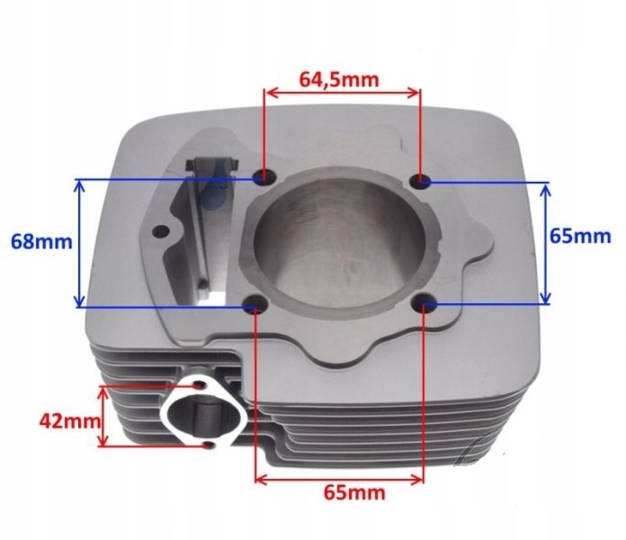 Цилиндр ATV Башан 250 300 крест LONCIN 69 мм