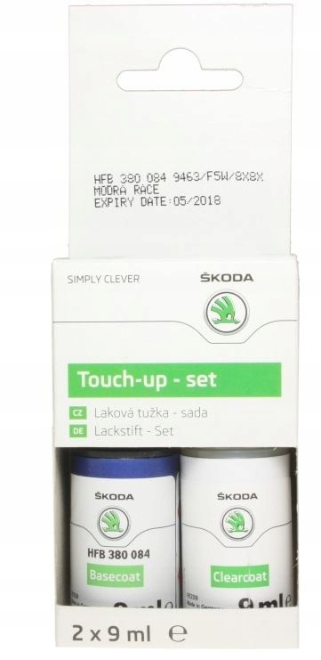 

Lakier na zaprawki Skoda 8X8X F5W 9463 Niebieski