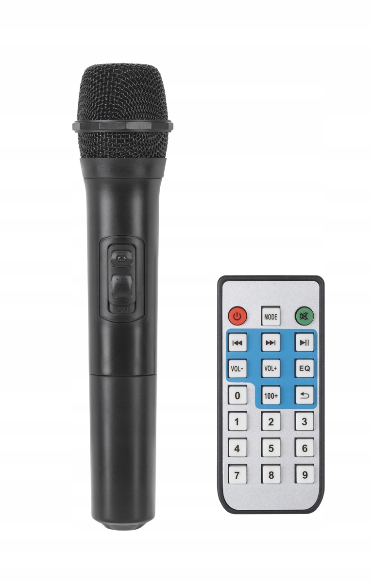 ZESTAW KARAOKE USB SD MP3 + MIKROFON BEZPRZEWODOWY Model KOM0875