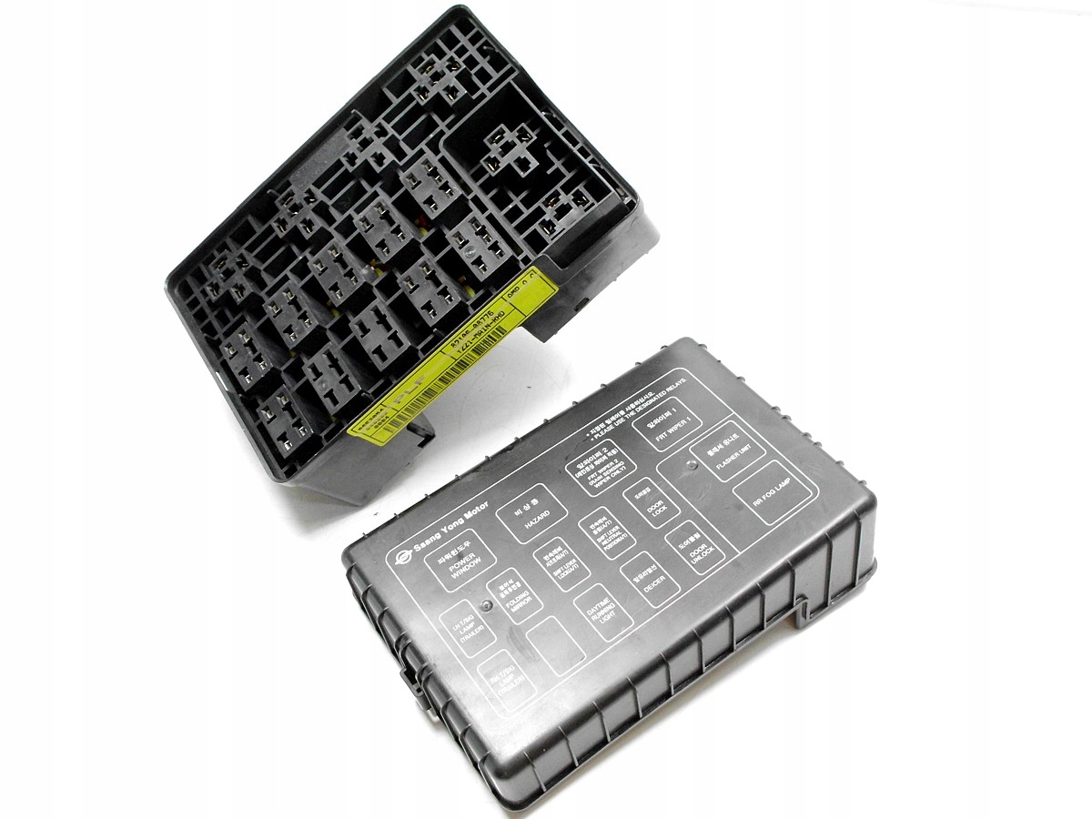 SSANGYONG REXTON I 3.2 SKRZYNKA BEZPIECZNIKÓW