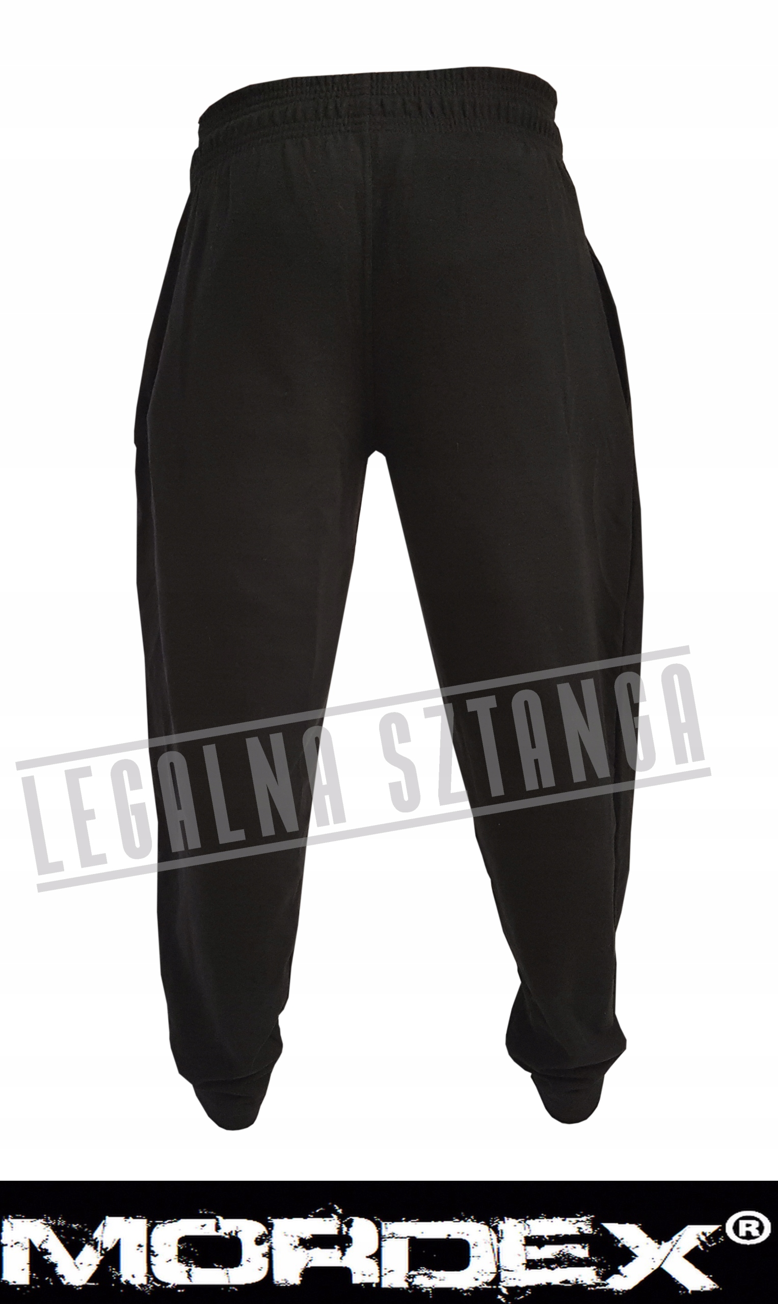 Spodnie dresowe MORDEX czarne XL siłownia Rozmiar XL