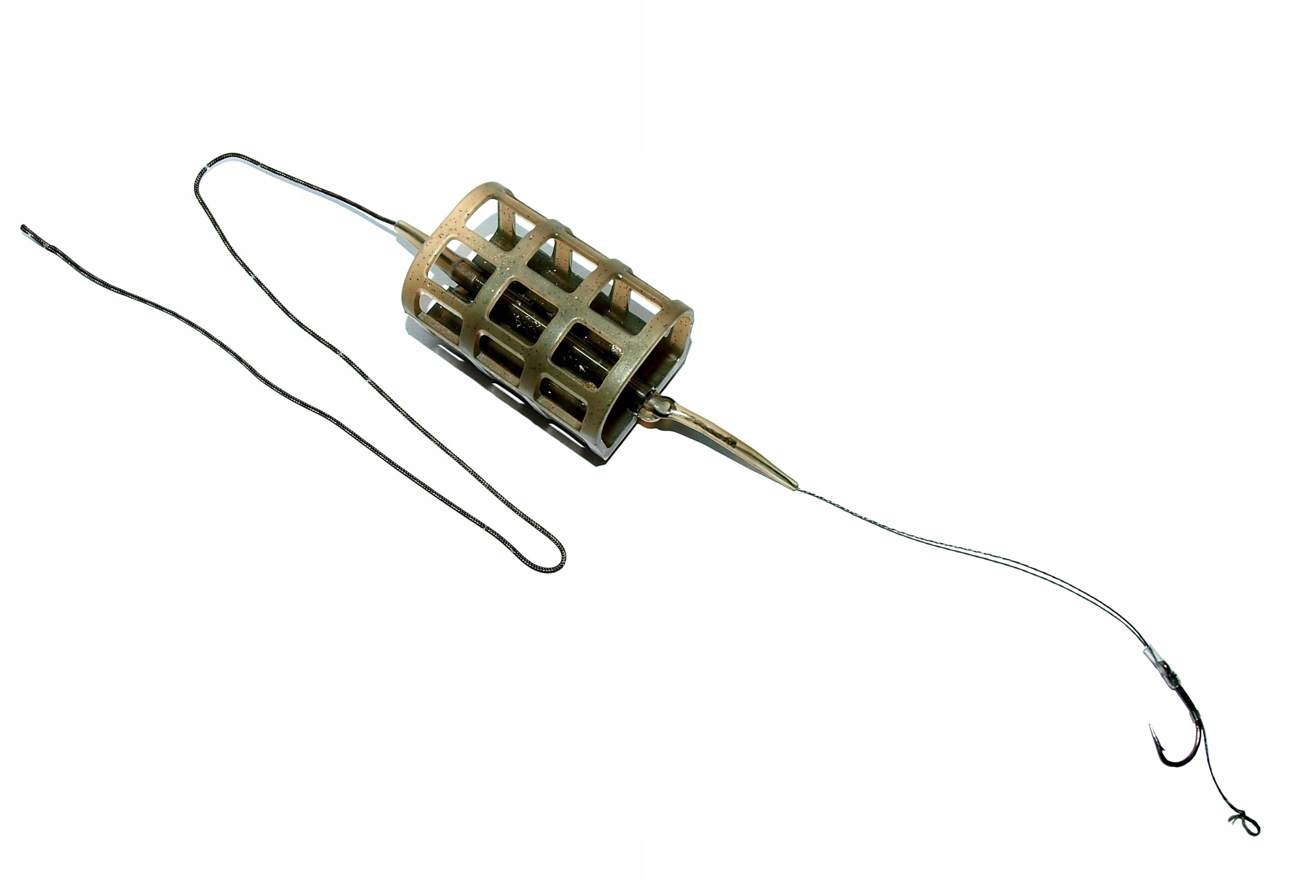 

Koszyk na grunt 60g, przypon włosowy i leadcore