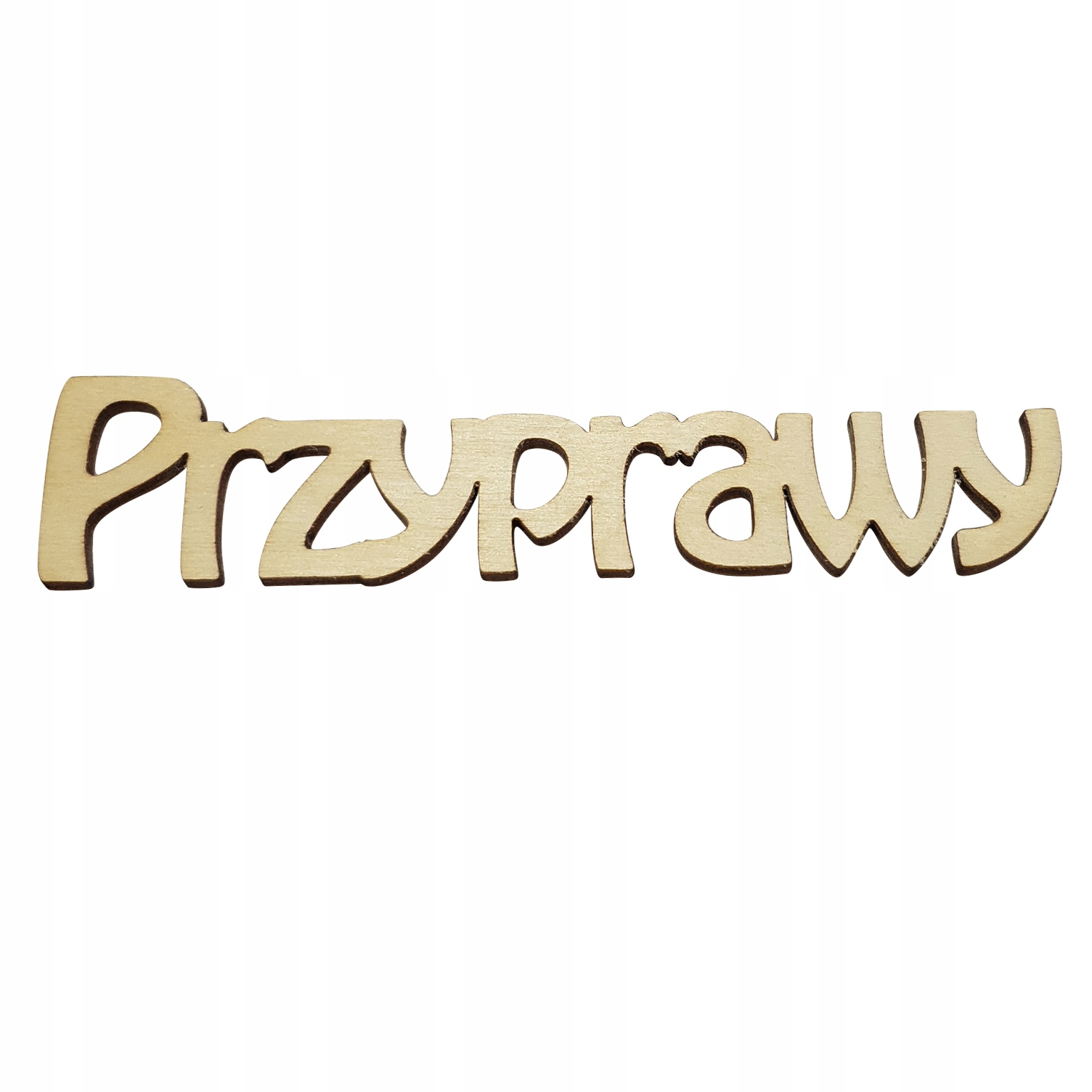 

Drewniany Napis Przyprawy 3D Decoupage Na Pudełko