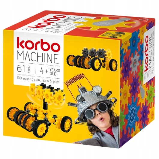 

Korbo Ruchome Klocki Konstrukcyjne Machine 61 el.