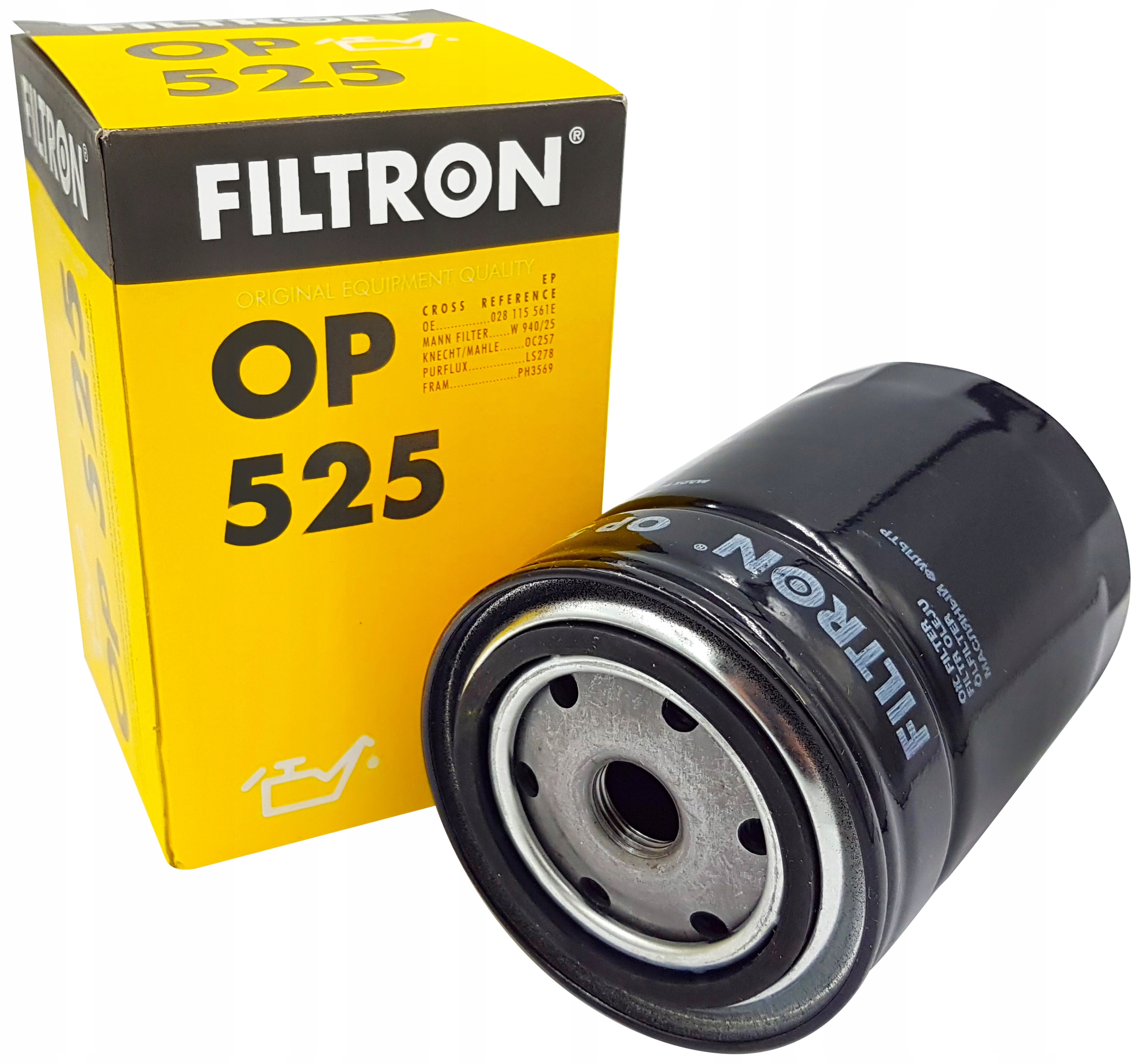 

Filtr Oleju Filtron OP525 Audi A3 1.9TDI Skoda 1.9