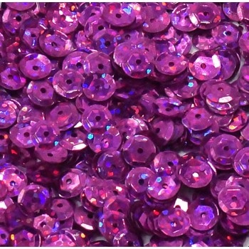 

Cekiny laserowe Cekinki baniek 15g Różowy 6mm