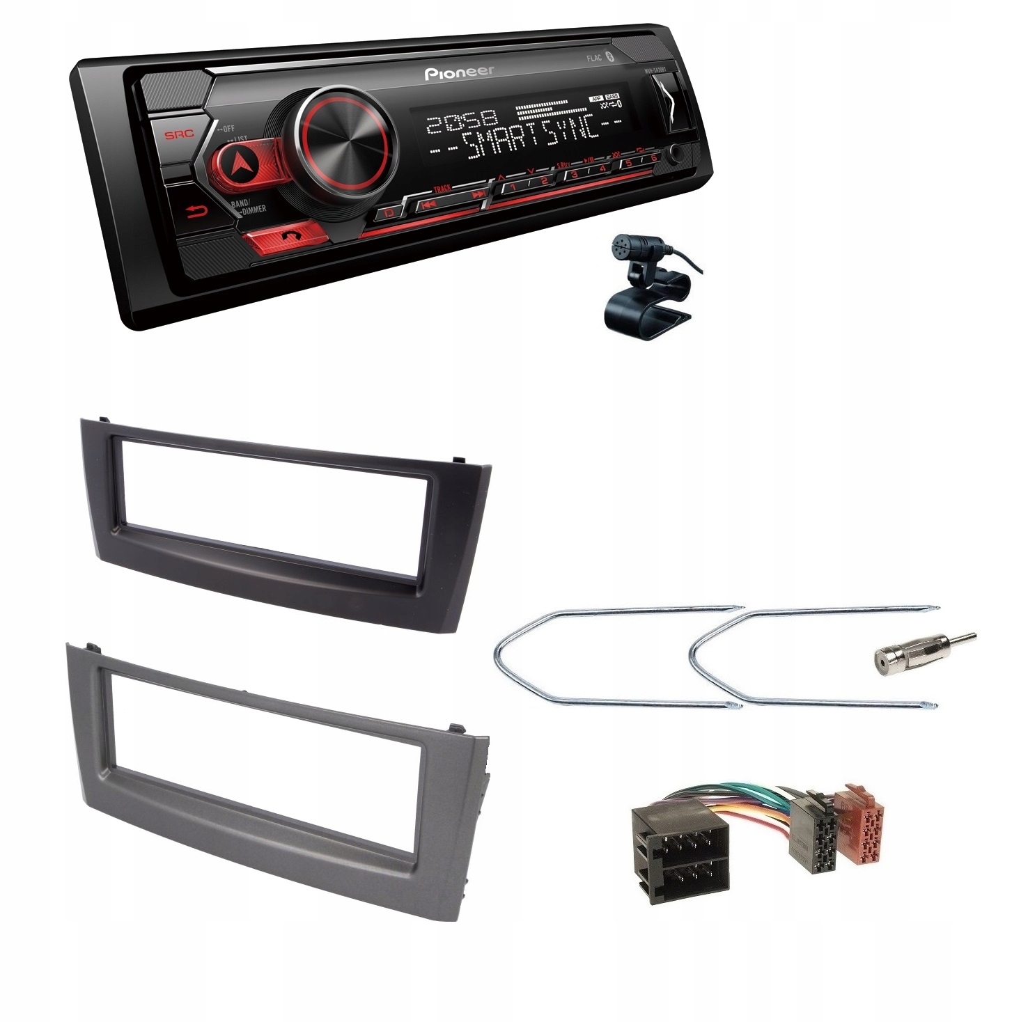Pioneer MVH-s420bt радіо iPhone FIAT GRANDE PUNTO