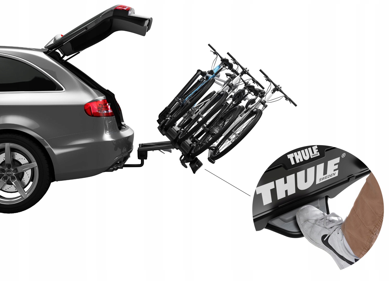 BAGAZNIK ROWEROWY THULE VeloCompact 926 4 ROWERY Product Width 126 cm