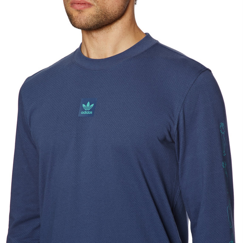 ADIDAS OG SKATEBOARDING LONG SLEEVE MESH JERSEY Rozmiar 54