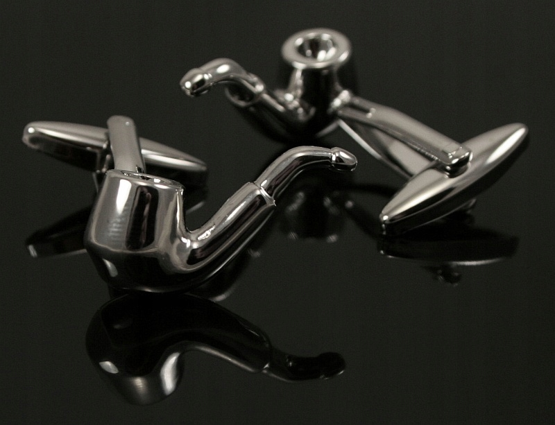 Tematyczne Spinki do Mankietów- FAJKI Marka Alties