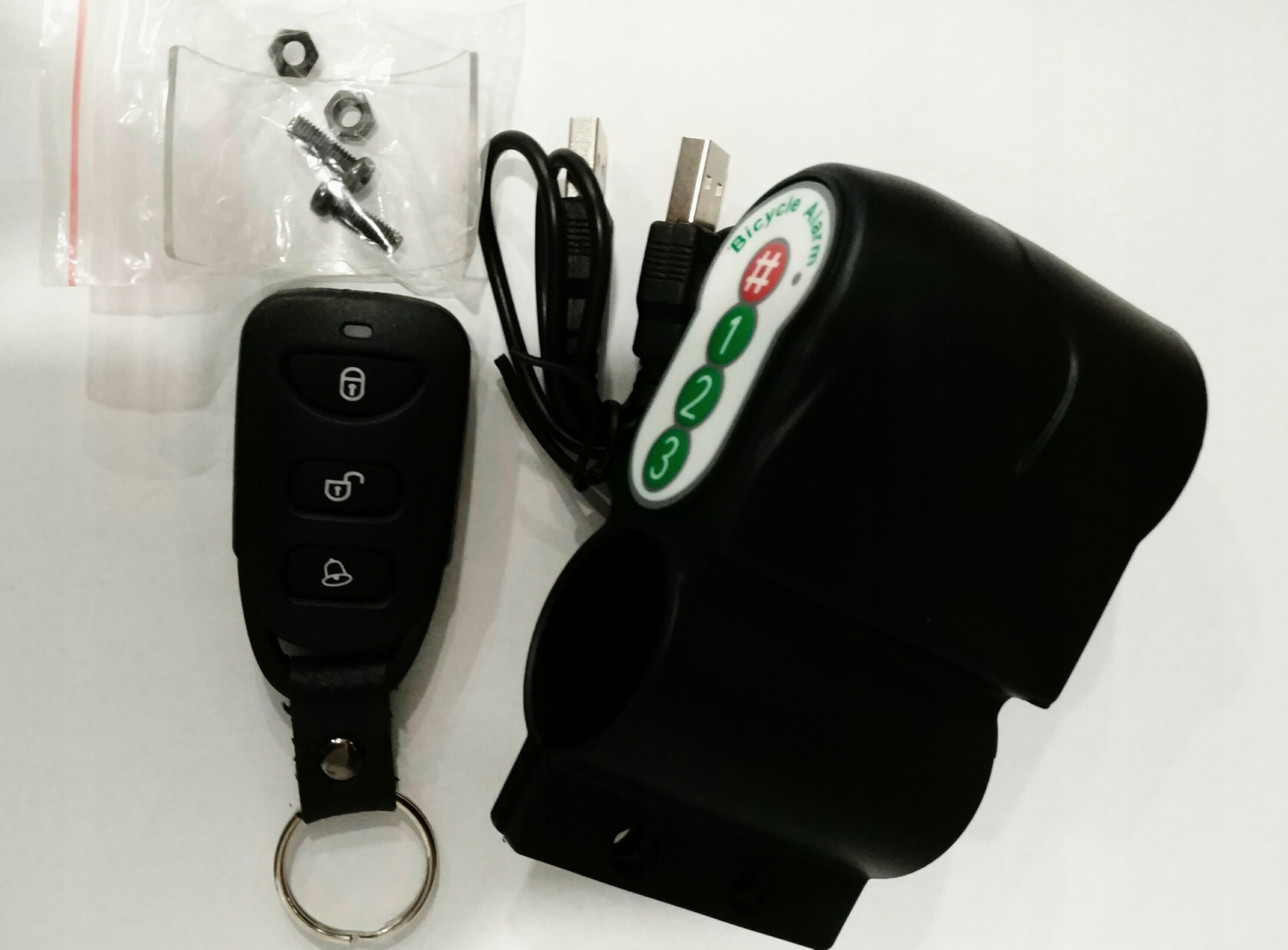 УДАРНАЯ СИГНАЛИЗАЦИЯ С БАТАРЕЕЙ И USB-КАБЕЛЕМ