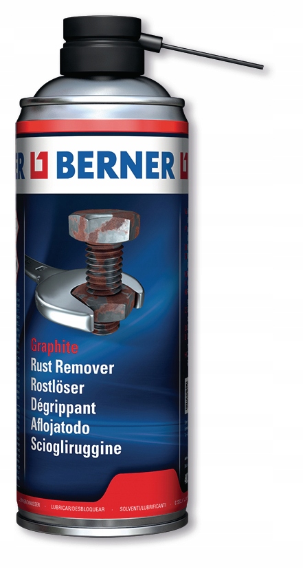 Odrdzewiacz Berner grafitowy 400 ml