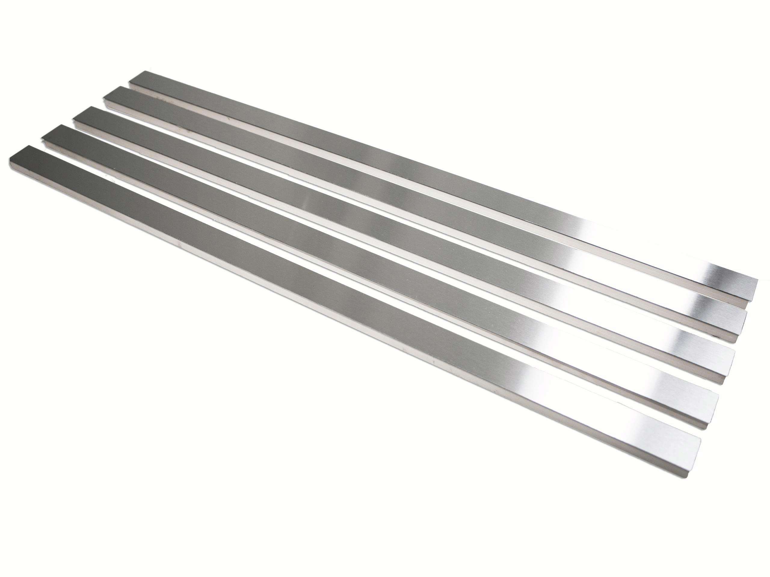 

Listwa Metalowa Steel Silver Srebrny Mat 2 x 60 cm