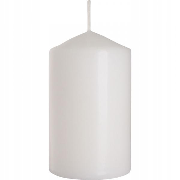 

Bispol 12cm świeca walec Biała 60/120