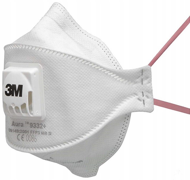 3M FFP3 9332+ Antivírusová maska ​​FFP3 99% Filter