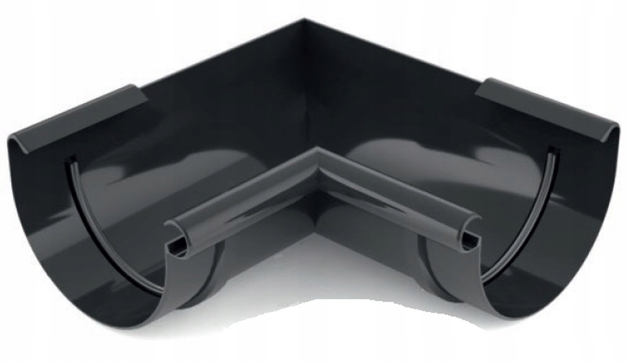 narożnik WEWNĘTRZNY rynny 125mm Bryza GRAFIT