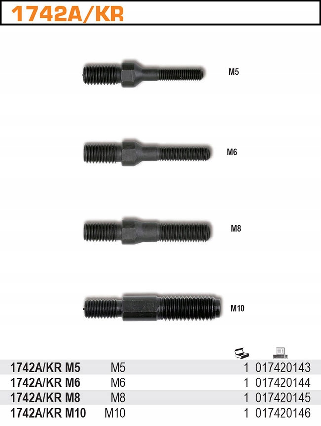 KPL 4 TRZPIENI DO NITOWNICY 1742A BETA 1742A/KRM6 Zasilanie akumulatorowe