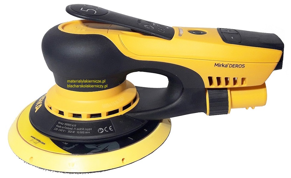 MIRKA DEROS 650 CV індукційна шліфувальна машина хід 5 мм