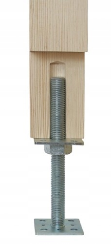 

Podstawa słupa regulowana 110x110x250x4,0 Mocna