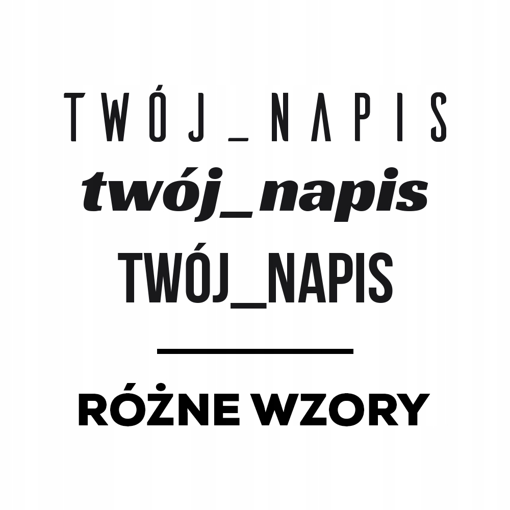 

Naklejka na szybę na auto wlepa Własny Napis 15cm